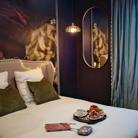 アパート Dark Floral Insolite Jacuzzi Privee Situe A 5 Minutes Du Centre Parking Sur Place Possible *